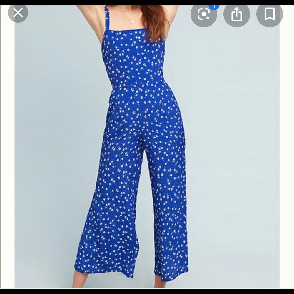 Faithfull the Brand Blue Jumpsuit